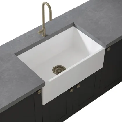Keramik Diskho Bellehaven Vit Blank 61x46 cm Butler