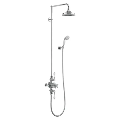 Burlington Avon Takduschset Krom med Termostat 12